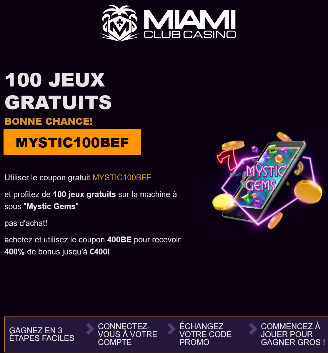 Miami
Club-100 jeux gratuits